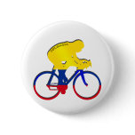 Colombia cyclist Colombian flag bicycle gear buttons