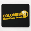 Colombia Drinking Team mousepads