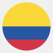 Colombia flag CO Stickers