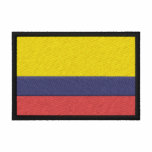 Colombia Flag embroidered shirts