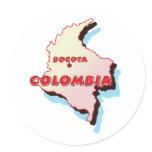 Colombia Map stickers