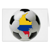Colombia national team greeting card