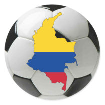 Colombia national team round sticker