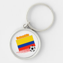 Colombia Soccer Team Keychain