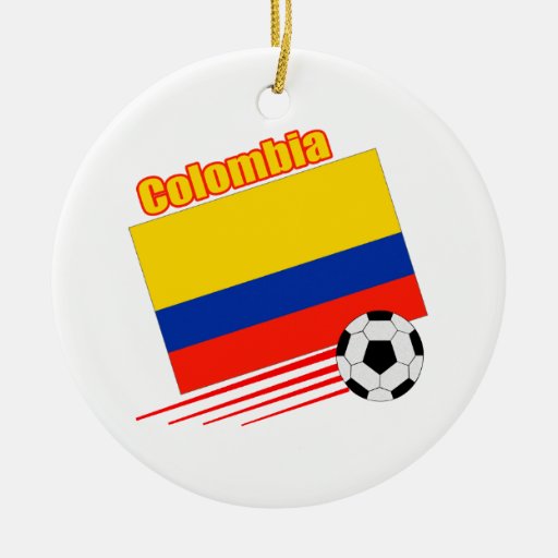 Colombia Soccer Team Ornaments