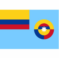 Colombian Air Force, Colombia flag Photo Sculpture