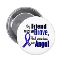 Colon Cancer ANGEL 1 Friend (Male) Buttons