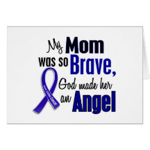 Colon Cancer ANGEL 1 Mum Card