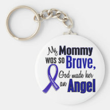 Colon Cancer ANGEL 1 Mummy Key Chains