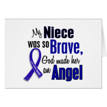 Colon Cancer ANGEL 1 Niece Cards
