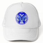 Colon Cancer Butterfly Circle of Ribbons hats