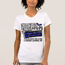 Colon Cancer Collage - Fight Like a Girl Tees
