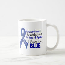 Colon Cancer For Every…..I Proudly Wear Blue 1 Coffee Mugs