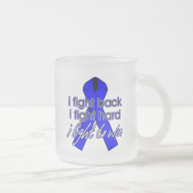 Colon Cancer I Fight Back Coffee Mugs