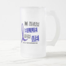 Colon Cancer I Wear Blue For ME 37 Coffee Mug