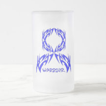 Colon Cancer Mens Warrior Tribal Mug