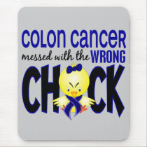 Colon Cancer Messed With The Wrong Chick mousepads