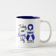 Colon Cancer MISSING MY GRANDSON Mugs