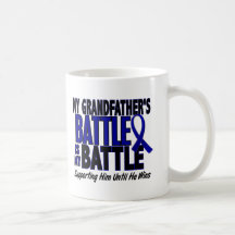 Colon Cancer MY BATTLE TOO 1 Grandfather Mug