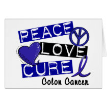 Colon Cancer PEACE LOVE CURE 1