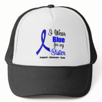 Colon Cancer Ribbon For My Sister Hats