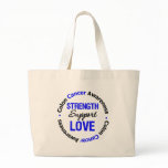 Colon Cancer Strength Support Love bags