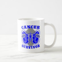 Colon Cancer Survivor Butterfly Coffee Mug
