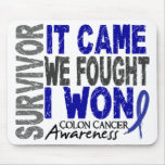 Colon Cancer Survivor It Came We Fought I Won Mousepads