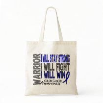 Colon Cancer Warrior Tote Bag