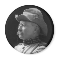 Colonel Theodore Roosevelt from 1898 Refrigerator Magnets