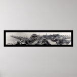 Colonial Beach Auto VA Photo 1913 Poster