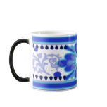 colonial dutch blue mugs