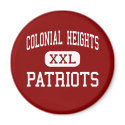 Colonial Heights - Patriots - Colonial Heights magnets