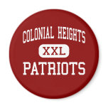 Colonial Heights - Patriots - Colonial Heights magnets