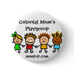 Colonial Mum's Playgroup Logo Button