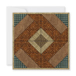 Colonial Pavement in Dark Green & Rust Personalized Announcement