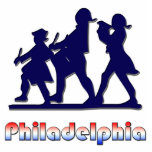Colonial Philadelphia photo sculptures