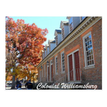 Colonial Williamsburg Postcard