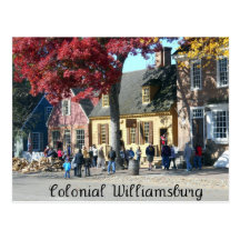 Colonial Williamsburg Postcard