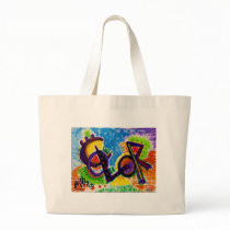 COLOR by Piliero Tote Bags