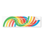 Color Curves: Vector Illustration: Bumper Stickers