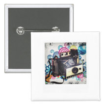 Color happy Picture Speld Buttons