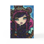 COLOR INSIDE "Heart of Ice" Fairy Card