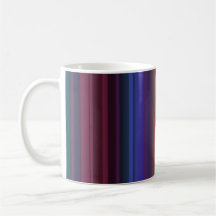 color stripes (warm) coffee mugs