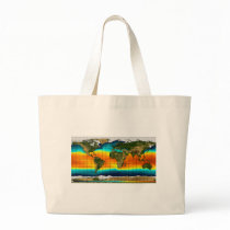 COLOR WORLD MAP BAGS