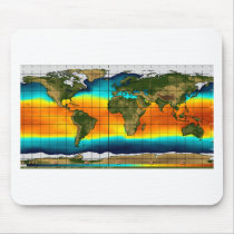 COLOR WORLD MAP MOUSEPAD