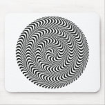 Colorable Optical Block Spiral mousepads