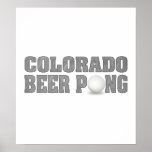 Colorado Beer Pong Poster
