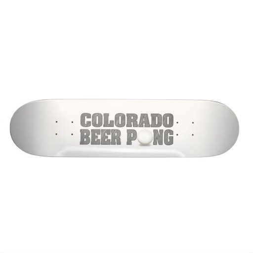 Colorado Beer Pong Skate Board Decks