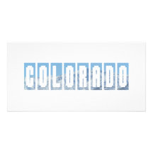 Colorado Customized Photo Card